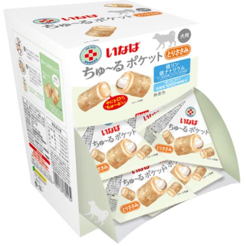 いなば　ちゅーるポケット　犬用　とりささみ味　1箱(10粒×20袋)  (シニア　柔らかい　病院専用...