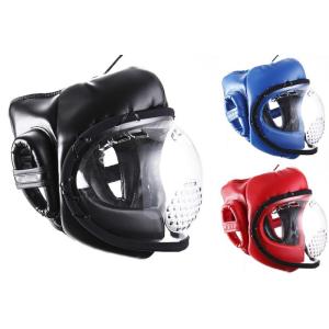 スーパーセーフヘッドガード  //フェイスガード カラテ 空手 防具 セーフ面 ヘッドガード 拳法 ...