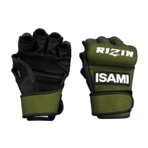 ISAMI オープンフィンガーグローブ RIZIN 日本製 RZ-001 //イサミ グラップリンググローブ MMA 総合格闘技 スパーリング 格闘技 送料無料｜m-world