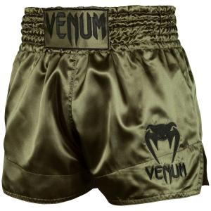 VENUM ムエタイトランクス MUAY THAI SHORTS CLASSIC (カーキ×ブラック) //キックパンツ ボクシング トランクス スポーツウェア 格闘技 送料無料