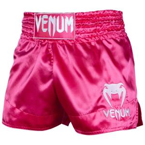 VENUM ムエタイトランクス MUAY THAI SHORTS CLASSIC (ピンク×ホワイト)