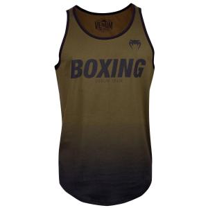 VENUM タンクトップ BOXING VT TANK TOP (カーキ×ブラック) //ノースリーブ ロゴ アメカジ ボクシング トレーニング 格闘技 スポーツ 送料無料｜m-world