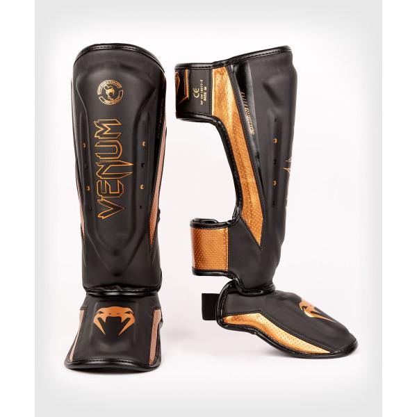 VENUM レッグガード ELITE EVO SHINGUARDS (ブラック×ブロンズ) //レガ...