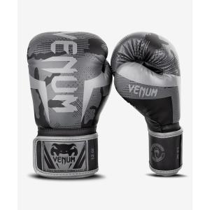 VENUM ボクシング グローブ ELITE BOXING GLOVES （ブラック×ダークカモ） //スパーリンググローブ ボクシング キックボクシング フィットネス 送料無料｜m-world