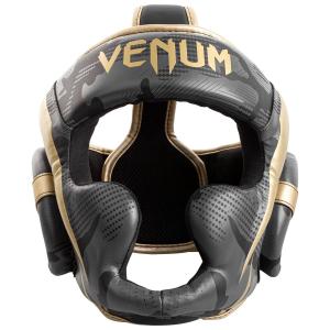 VENUM ヘッドガード ELITE HEADGEAR （カーキ×ブラック） //ボクシング