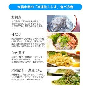 生しらす 駿河湾産お刺身しらす 冷凍の詳細画像4