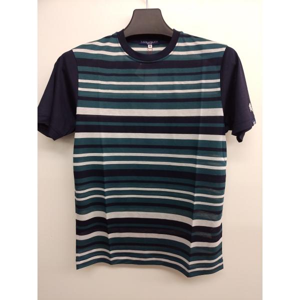 Ｔシャツ 50％OFF Laura Ｆelice テンセル ボーダー(50)2L 新品