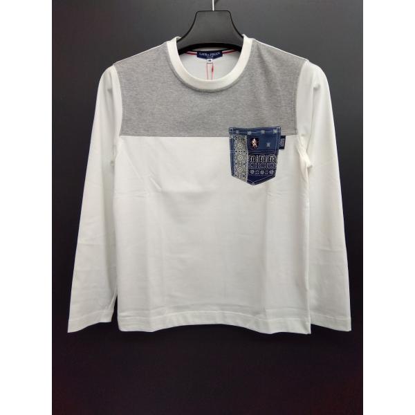 Ｔシャツ ＳＡＬＥ Laura Ｆelice 春・夏物 長袖 切り替え(46)M 新品 送料無料