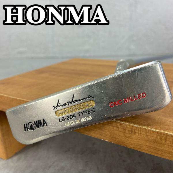 ホンマ　プロスペシャル　LB-204　TYPE-I　メンズゴルフパター　スチール　右利き用　PT　ロ...