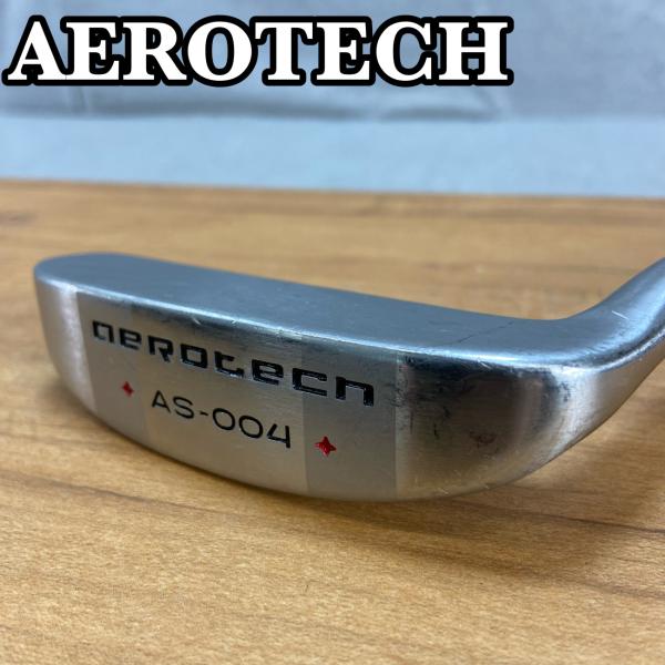 aerotech　エアロテック　AS-004　メンズゴルフパター　スチール　右利き用　PT　L字　ピ...