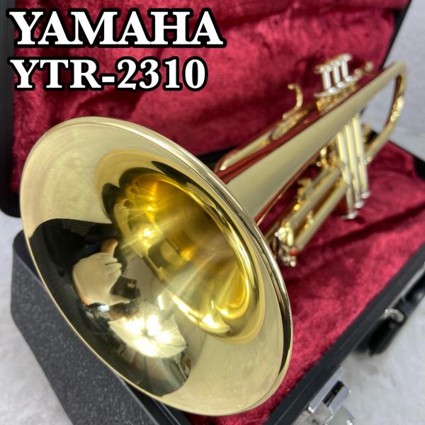 YAMAHA　ヤマハ　トランペット trumpet 管楽器　YTR-2310　ゴールドラッカー　マウ...