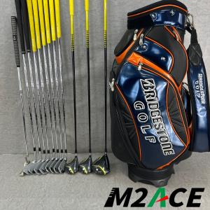 BRIDGESTONE ブリヂストン TOURSTAGE ツアーステージ X-DRIVE GR メンズゴルフ12本セット 右利き用 初心者 TourAD キャディバッグ 入門用