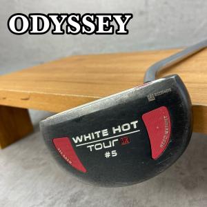 オデッセイ　ホワイトホット　＃5　1ドット　メンズゴルフパター　スチール　右利き用　PT　マレット型　約34インチ　ODYSSEY WHITE HOT CS オデッセイ ホワイトホット ＃5 1ドット メンズゴルフパター