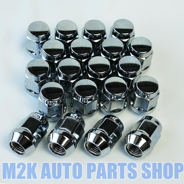 ホイールナット 袋 メッキナット M12 P1.5 19HEX 60度テーパー 20個 アコード オ...