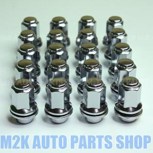 トヨタ純正ホイール専用 ホイールナット メッキ 24個 平面座 M12×P1.5