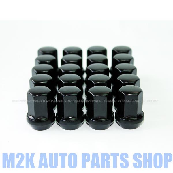 ホイールナット ブラックナット P1.25 17HEX 60度 20個 SET シルビア インプレッ...
