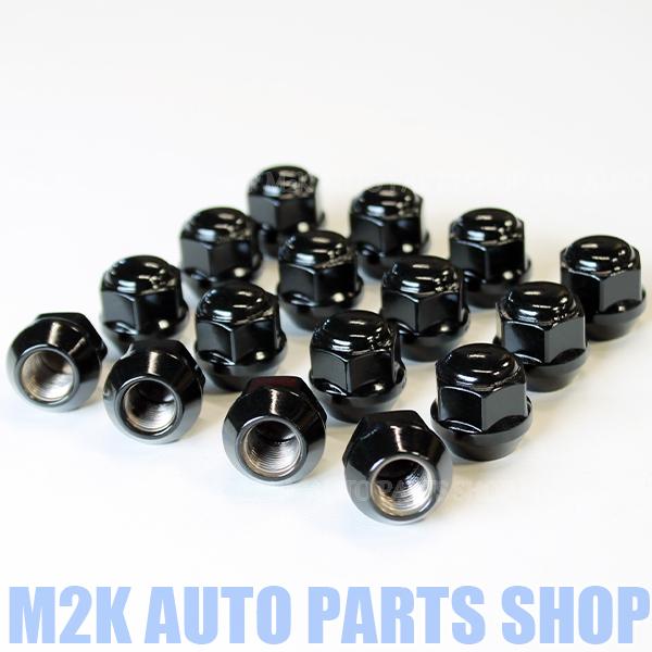 ホイールナット ブラック ショートナット M12 P1.5 19HEX 60度 16個 ホンダ ライ...