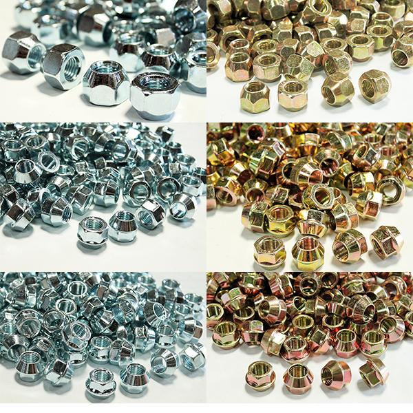 ショートナット 20個 亜鉛 貫通ナット ホイールナット P1.5 17HEX CX-5 CX-8 ...