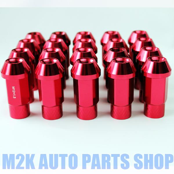 ホイールナット 50mm アルミ ナット P1.5 19HEX スタンス m12 軽量 貫通 コルト...