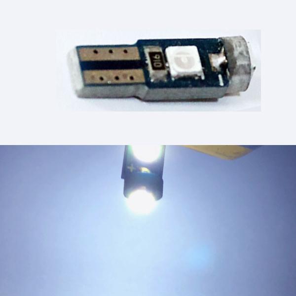 4個 LED 3SMD T5 T6.5 ライトエアコン メーター パネル 基盤型 ソケット クリスタ...