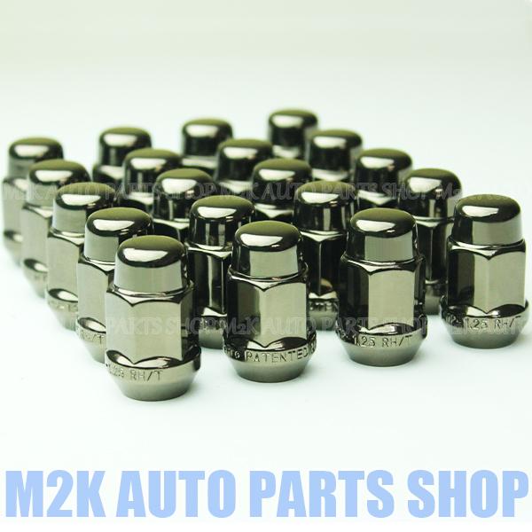 ホイールナット 24個 カラーナット スチール P1.25 チタン チタニウム カラー 袋ナット ア...