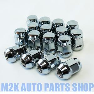 ホイールナット 16個 メッキ 標準サイズ M12 P1.25 P1.5 19HEX 21HEX｜M2K AUTO PARTS