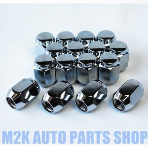 ホイールナット 16個　メッキ P1.25 21HEX 袋ナット M12 国産車 マーチ キューブ ノート