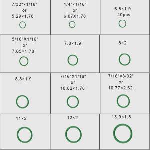 106個 エアコン Oリング 18種 R134...の詳細画像1