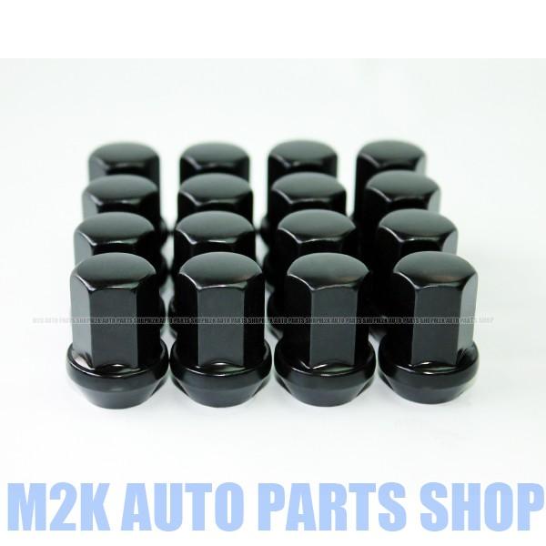 ホイールナット ブラックナット P1.5 17HEX 16個 袋ナット M12 アクア フィット カ...