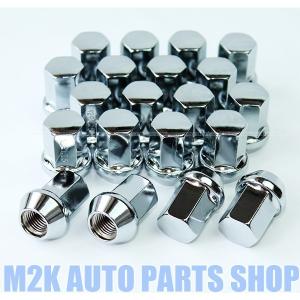 ホイールナット 17HEX 20個 メッキナット P1.5 P1.25 袋ナット M12
