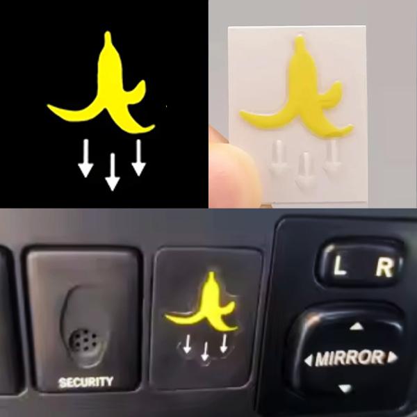 jdm usmd バナナ 発射 ステッカー 1枚 チューン パロディ ジョーク スタンス ヘラフラ ...