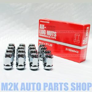 ブリヂストン製 ホイールナット メッキ P1.25 19HEX 16個 袋ナット M12 スイフト サンバー