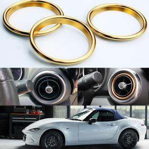 マツダ エアコンルーバー(サテンクロームメッキ)1ヶ NDロードスター