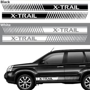 エクストレイル ステッカー 2枚 ロゴ サイドステッカー ニッサン シート デカール ストライプ X-trail オフロード SUV T30 T31 T32