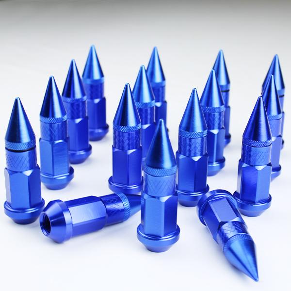 速達 ホイールナット アルミ 50 スパイクナット ヘラフラ スタンス 国産車 JDM USDM P...