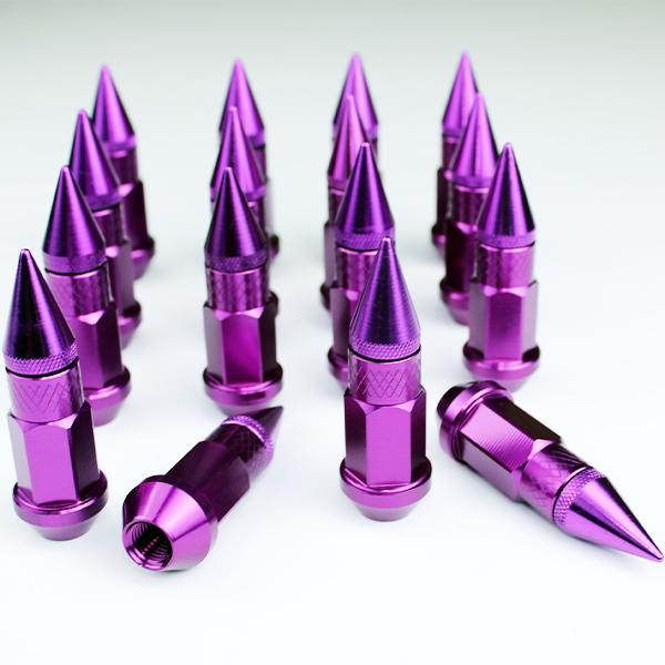 ホイールナット アルミ 50 スパイクナット ヘラフラ スタンス JDM USDM P1.5 16個...