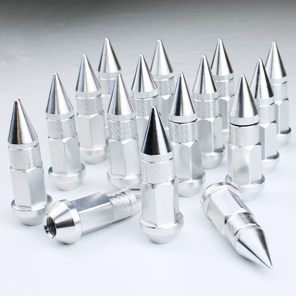 速達 ホイールナット アルミ 50 スパイクナット ヘラフラ スタンス 国産車 JDM USDM P...