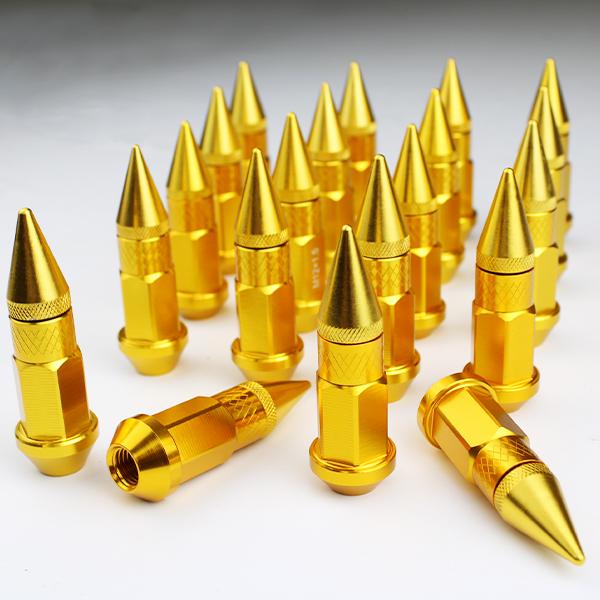 速達 ホイールナット アルミ 50 スパイクナット ヘラフラ スタンス 国産車 JDM USDM P...