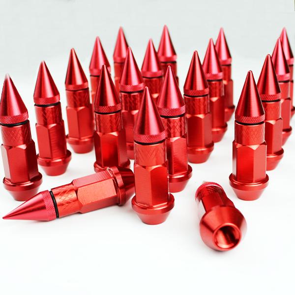 速達 ホイールナット アルミ 50 スパイクナット ヘラフラ スタンス 国産車 JDM USDM P...