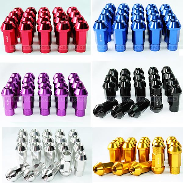 ホイールナット 50mm アルミナット 16本 JDM USDM ナット P1.5 P1.25 19...