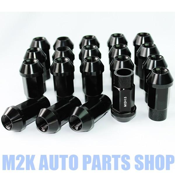 ホイールナット 50mm アルミ JDM USDM ナット P1.5 19HEX 60度 M12 ブ...