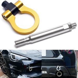 86zn6 BRZzc6 GPスポーツ 牽引フック 可倒式 ガンメタ ZN6 86 BRZ 牽引フック 可倒式 アルミ ドリフト フロント リア