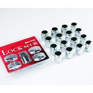 国産 メッキ ロックナット 汎用 ホイールナット...の商品画像