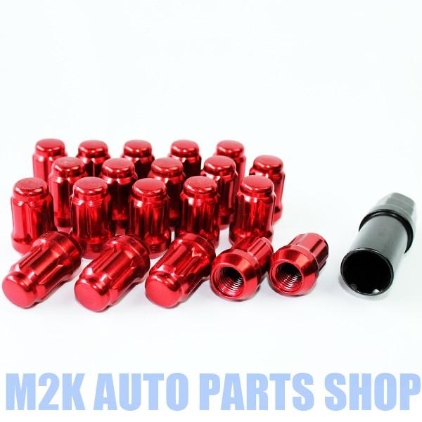 ロックナット 20個 ホイールナット P1.5 P1.25 M12 19HEX 21HEX 専用ソケ...