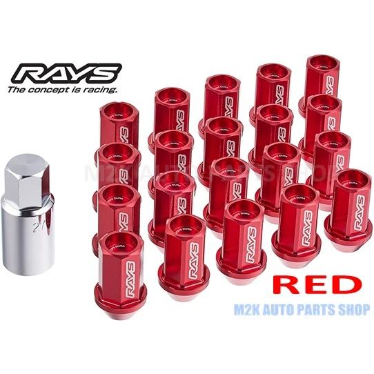 RAYS レイズ ホイールナット ロックナット ジュラルミン L42 20個 P1.5 P1.25 ...
