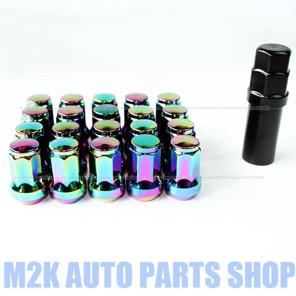 ロックナット 20個 ホイールナット スチール ヘプタゴン セット P1.5 P1.25 M12 1...