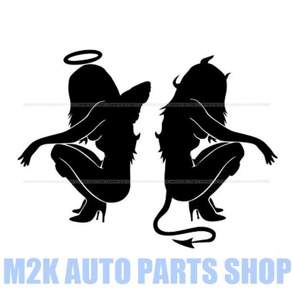 Big ビックサイズ Sexy セクシー 天使 悪魔 エンジェル デビル ツイン jdm usdm ...