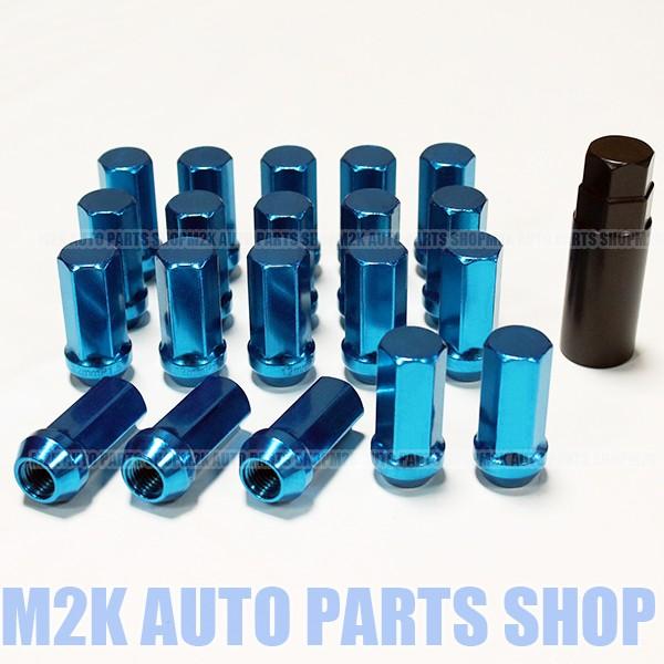 レーシング 45mm スチール ホイールナット P1.5 P1.25 17HEX 20個 袋ナット ...