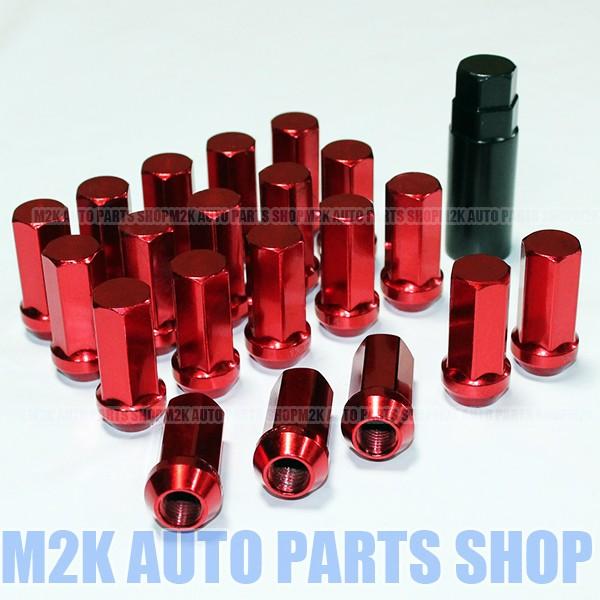 速達 レーシング 45mm スチール ホイールナット P1.5 P1.25 17HEX 20個 袋ナ...