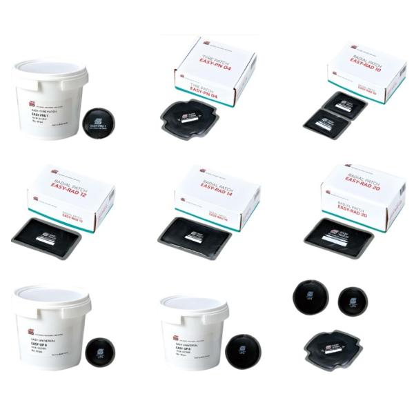 イージーパッチ 80mm 180mm　10枚 パンク修理 チップトップ TIPTOP プロ用